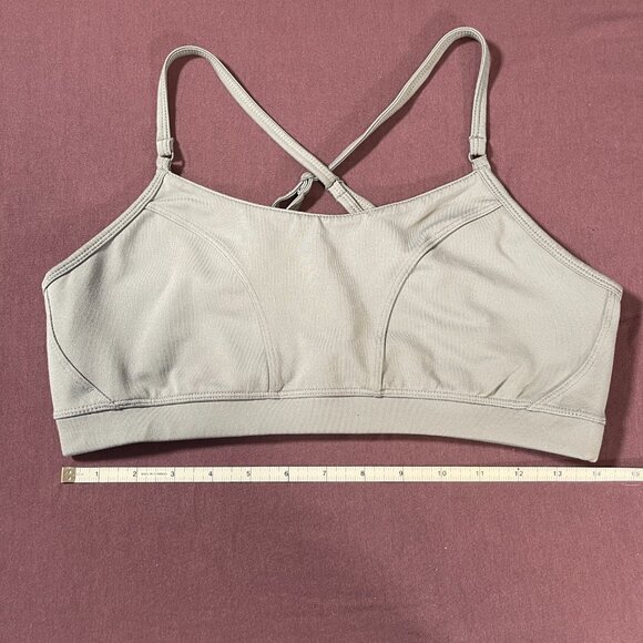 Athleta Sports bra with adjustable straps in olive/green/gray - size medium - Picture 3 of 7